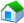 House with a green roof
